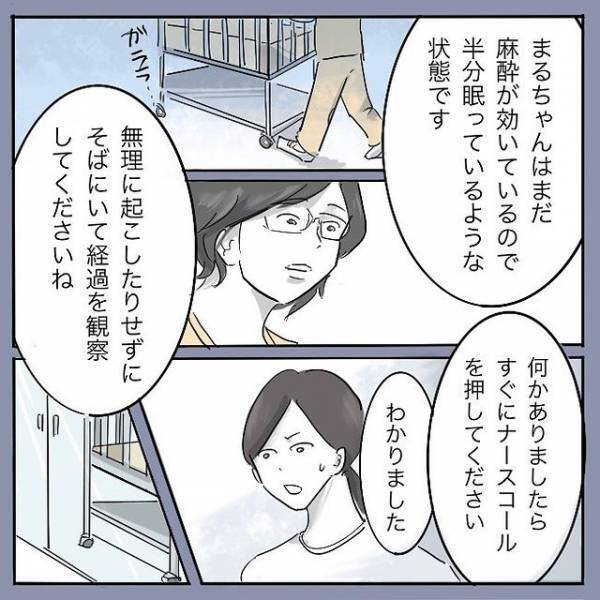 「待ってるからね、大丈夫」母が娘を手術室へ送り出してついに！＜娘がそけいヘルニアで手術＞