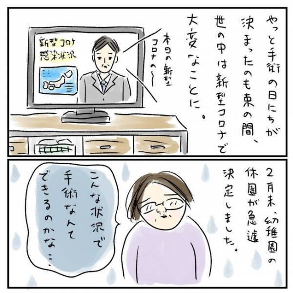 「本当に手術できるの？」コロナ禍の影響で不安に…医師に相談すると？＜巨大筋腫＞