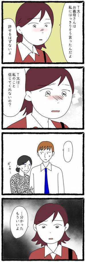 「信じてくれないの？」義母の味方についた夫。妻がとった行動とは！ ＜猫をかぶる義母とマザコン夫＞