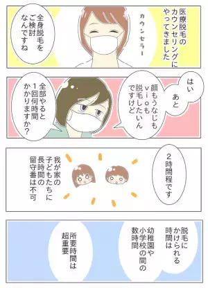 2児ママ全身脱毛はじめます！けれどもあるハードルが？＜医療脱毛レポ 前編＞