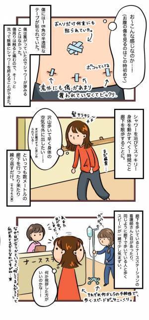 「傷はどんな感じ？」術後のおなかの様子を初めて目にするときが！＜卵巣嚢腫手術＞