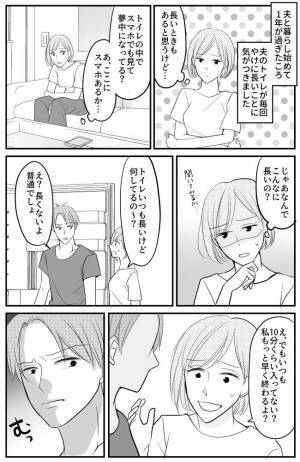 「どうしていつもトイレが長いの？」衝撃！夫がトイレの中でしていたこととは！？