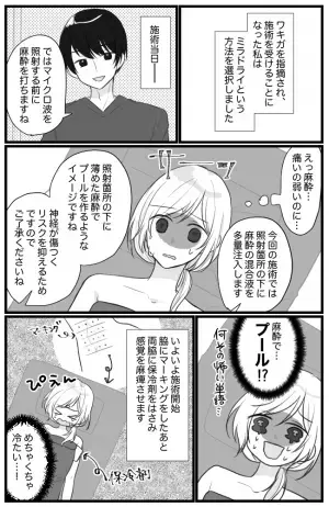 「麻酔でプール？！」痛ぃいい！何本も注射を刺されたワケは？！＜脇の臭いにミラドライ＞