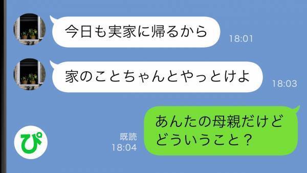 夫「夜泣きがうるさいからしばらく実家に帰る」→義母との会話でウソが発覚！そして…！？