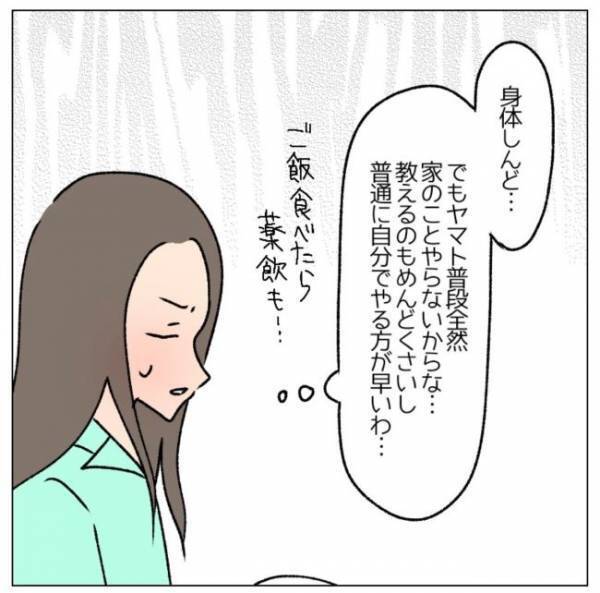 「やり方知らないから無理」高熱でダウン⇒非協力的な夫のひと言にイラッ！＜コロナで離婚危機！？＞