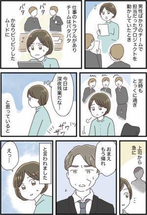 「お前、もう帰れ」えっ…？忙しい中、私だけ帰宅を促された理由とは？