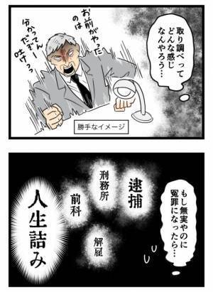 「やられましたね…」絡んできた酔客が被害届を提出！？取り調べで衝撃の事実が判明！＜夫が書類送検＞