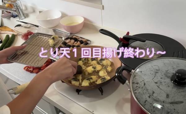 92万回再生！パパ不在中の子ども10人！そうめんの意外なアレンジ法に「まねしたい」の声！