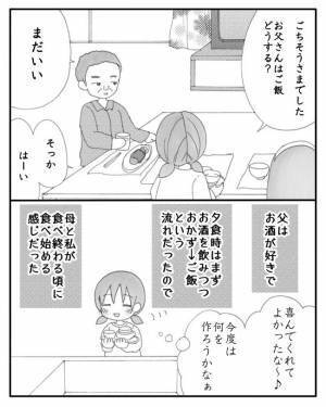 「え…？」家族のために娘がご飯を作るも、一切口にしない父が放った理由に愕然＜毒親と絶縁するまで＞