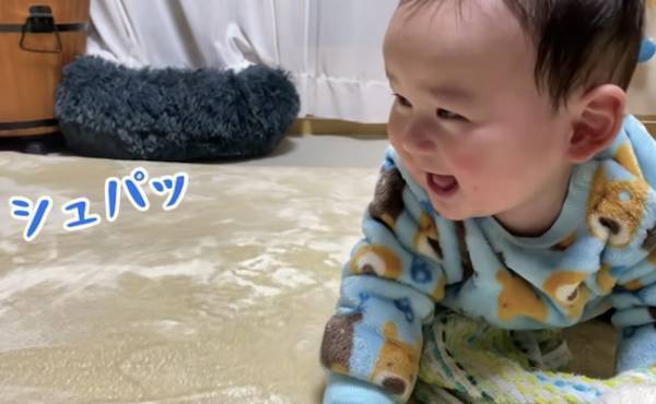 59万回再生！大好きなパパを見るとまさかの反応をしてしまう赤ちゃんの姿が「可愛すぎる」と話題！