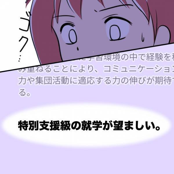 「相談会とは…？」何も相談せずに終了！就学相談会の報告書に書かれていたのは！？＜発達凸凹な息子＞