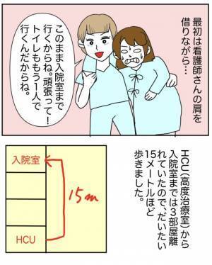 「いただたたっ！」無理っ！10メートルがやけに長く感じて＜半分になった卵巣＞