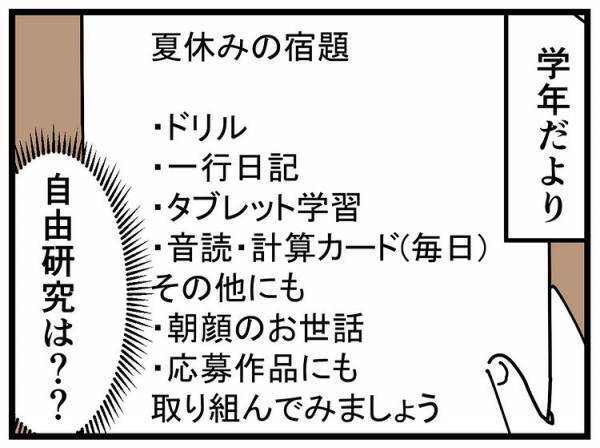 「不安しかない…！」1年生の夏休み。先行き怪しすぎるスタートにママは困惑…その理由とは？