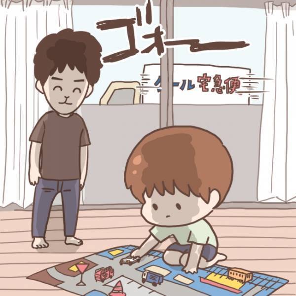 「えっ？見てなかったよね！？」息子の隠れた能力！？車の音を聞いた息子の反応に衝撃！