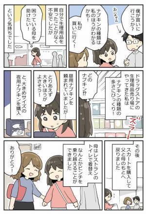 「どうしたの？」母が椅子から立とうとしない。理由を尋ねると中1の私に驚きの「お願い」が
