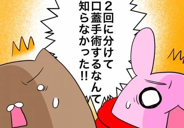 衝撃！え…2回も手術するの！？【口唇口蓋裂ちゃん、育ててます】