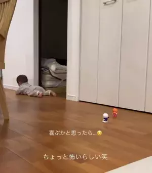 14万回再生！「そんなに！？」人気キャラのおもちゃに喜んでくれると思ったら…予想外の行動に爆笑♪