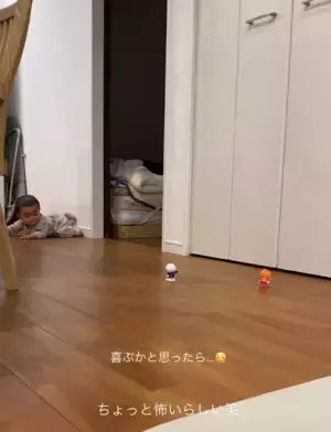 14万回再生！「そんなに！？」人気キャラのおもちゃに喜んでくれると思ったら…予想外の行動に爆笑♪