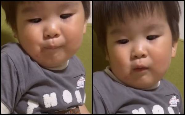 249万回再生！「ペコッ…ペコッ…」2歳児がコッペパンと言おうとしたら…パパも爆笑の結末に！ ？