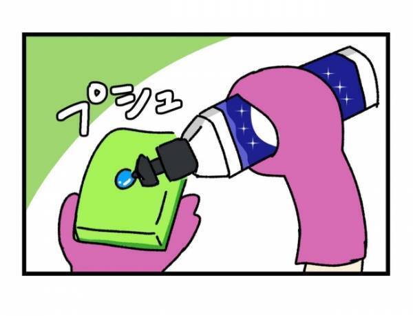 「食器洗うよ！」洗剤をブシュッと大量に出す夫。それを見た妻は心のざわつきが止まらず！？