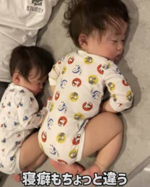 197万回再生！大好きなパパと眠る双子→「たまらん」「すごい」と話題になったまさかの姿とは…？