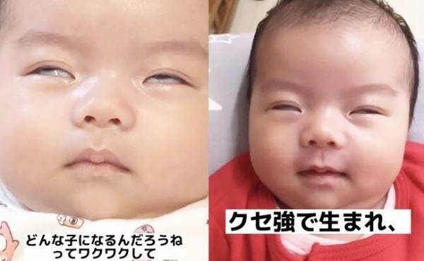 432万回再生！「クセ強で生まれた赤ちゃん」どんな子に育つ？成長した結果…⇒まさかの進化に笑撃！