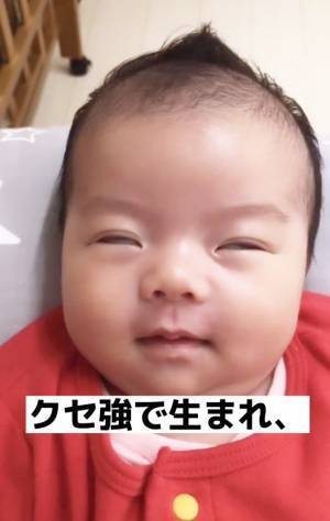 432万回再生！「クセ強で生まれた赤ちゃん」どんな子に育つ？成長した結果…⇒まさかの進化に笑撃！