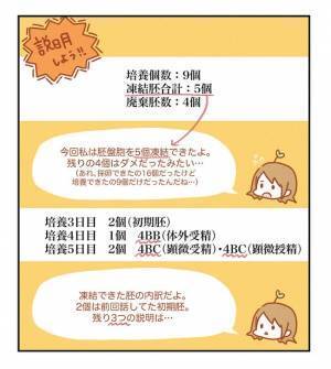 「凍結結果のお知らせ」緊張しながらメールを開くと…「これ、良いの？悪いの？」＜原因不明不妊＞