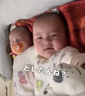 41万回再生！双子のお昼寝♡一人が先に寝ると…？→思わず胸キュンなまさかの姿とは？