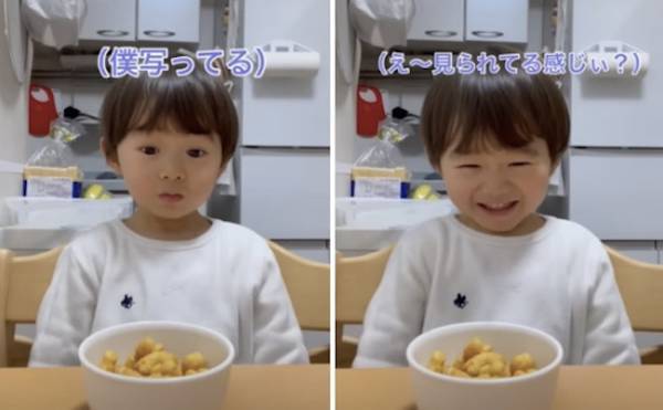 357万回再生！「早く食べたい〜」おやつが待ち遠しい男の子→我慢している姿が可愛すぎる件！