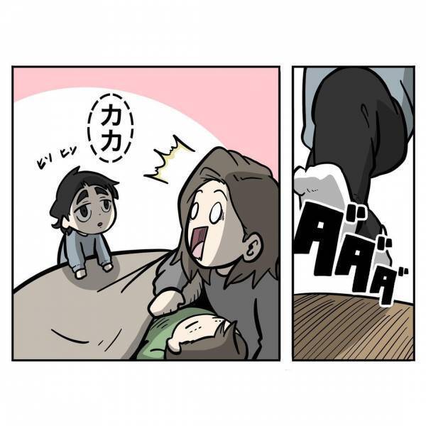 「するしかないか…」同時に2人の相手をするためにはやっぱり…！？⇒兄弟育児中に感じるジレンマ！