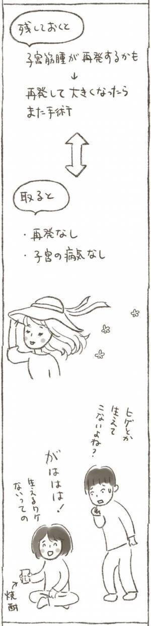 「妊娠を考えているのなら…」子宮全摘するか否かの2択に迫られて＜1268gの子宮筋腫＞