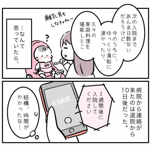 「手術できないなら仕方ないか」一時退院にモヤモヤ。それから10日後、病院から連絡が来て…！？