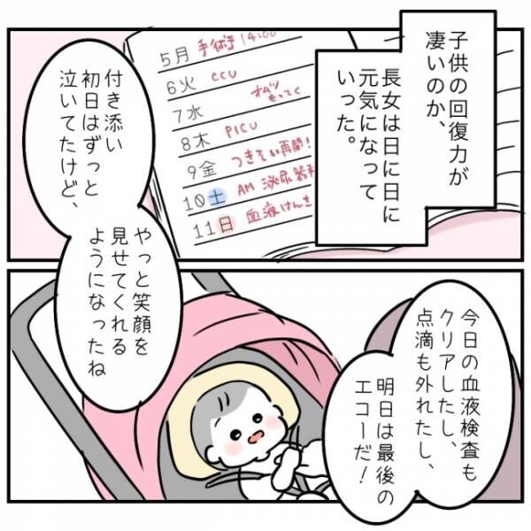 0歳で心室中隔欠損症の手術をした娘 11