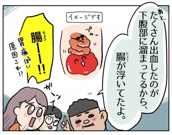 「ズバリ…腸が浮いてます」え！？医師から告げられた驚きの検査結果とは＜卵巣出血にご用心＞