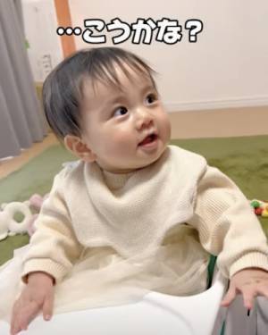 17万回再生！「ごちそうさまは？」パパがポーズを促すと…→赤ちゃんが見せた悶絶♡行動とは？