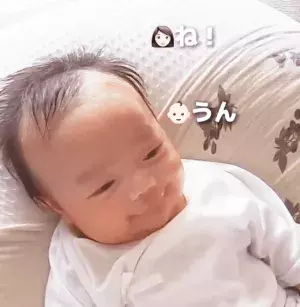 生後2カ月で喋る赤ちゃん