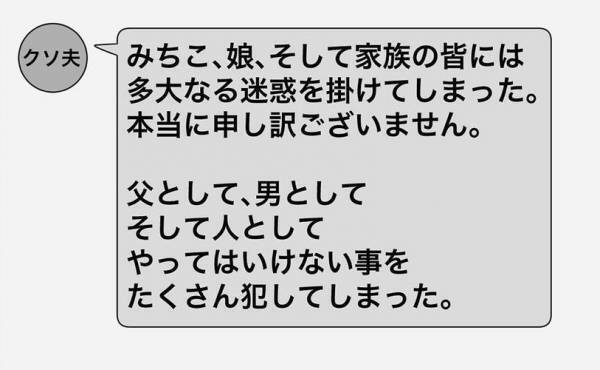 「迷惑をかけて申し訳ない」釈放された浮気夫から長文の謝罪が！衝撃の事実も判明し＜浮気トラブル＞