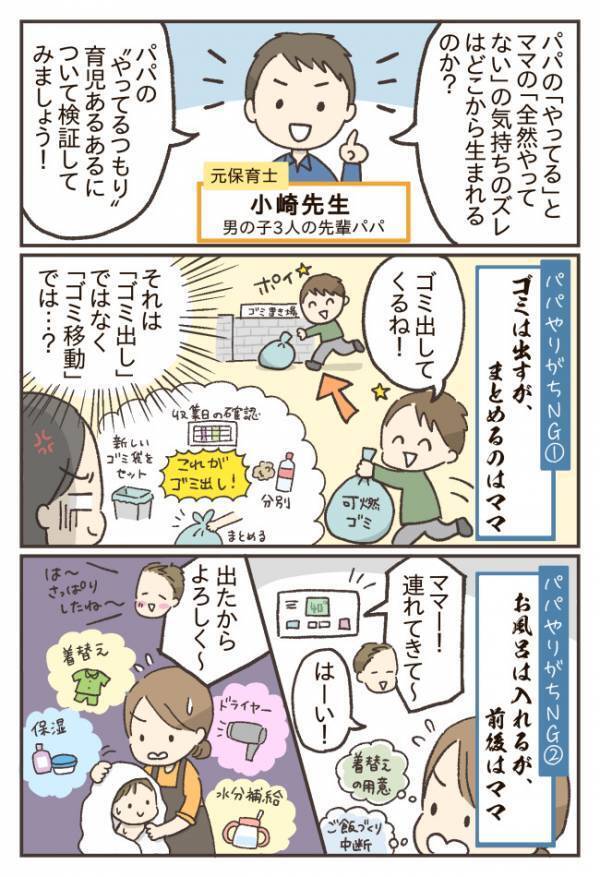 「…え？」夫のやってるつもり家事育児にイラッ…→子どものお風呂を頼んだ30分後、衝撃の言動とは？