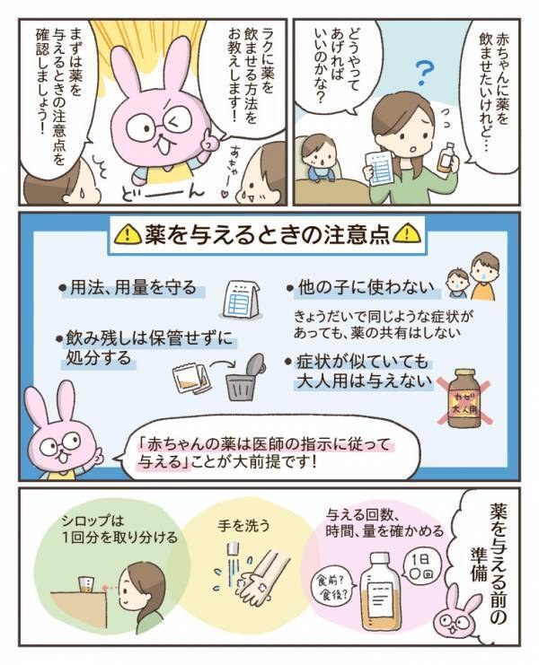 保育士「それは混ぜないで！」赤ちゃんに薬を飲ませるラクな方法→混ぜていいもの・ダメなものって！？