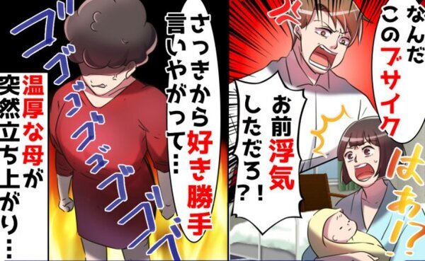 「俺に似てない！不倫しただろ！？」生まれたての娘を見て最低発言！→夫の裏切りと“離婚計画”の末路