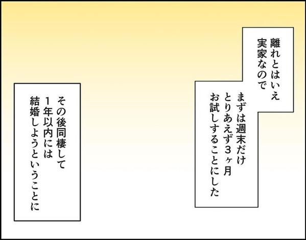 「気軽に泊まりに来て」⇒週末限定！彼の実家で一緒に暮らすように…！？