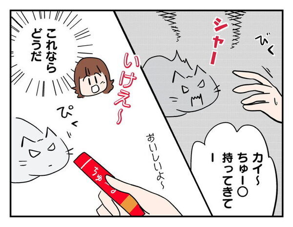 「物音がする…」窓の外に突然の来訪者！？変わり果てた姿にびっくり ＜猫を押し付けるママ友＞