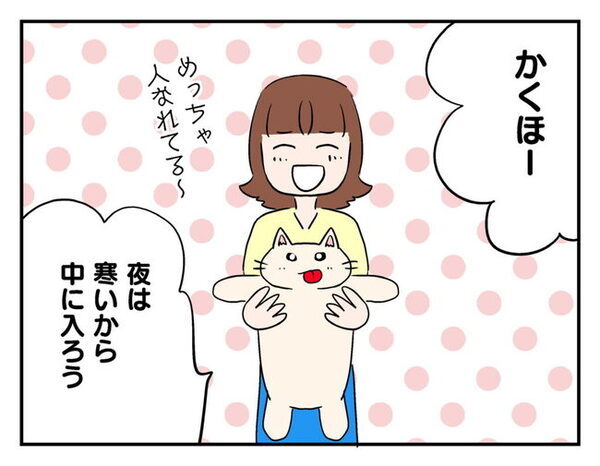「物音がする…」窓の外に突然の来訪者！？変わり果てた姿にびっくり ＜猫を押し付けるママ友＞