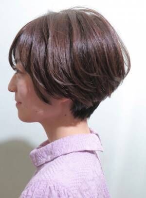 【美・シルエット】オトナ上品ショートヘア特集