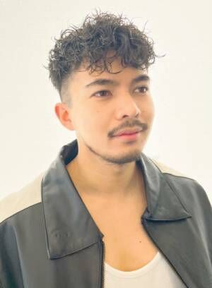 パーマヘアでセットを楽に簡単にイケメンヘアー