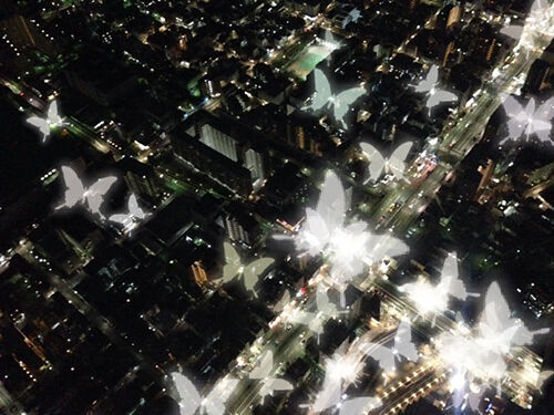 ムードたっぷりに幻想な夜景へ加工 Iphoneアプリ キラキラカメラ 14年2月24日 ウーマンエキサイト