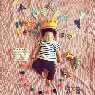 記念になる お手製の寝相アート まとめ ウーマンエキサイト