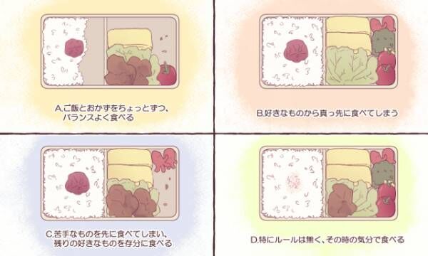 プチ心理テスト お弁当の食べ方で分かる あなたのブラックな一面 年2月24日 ウーマンエキサイト 1 3