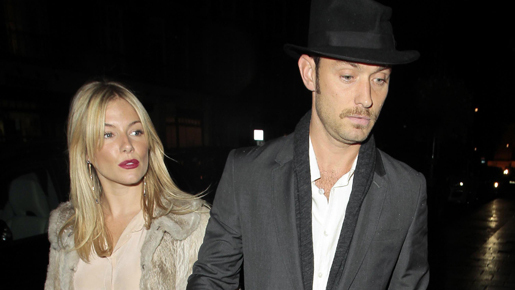 ジュード・ロウとシエナ・ミラー、交際15か月で2度目の破局